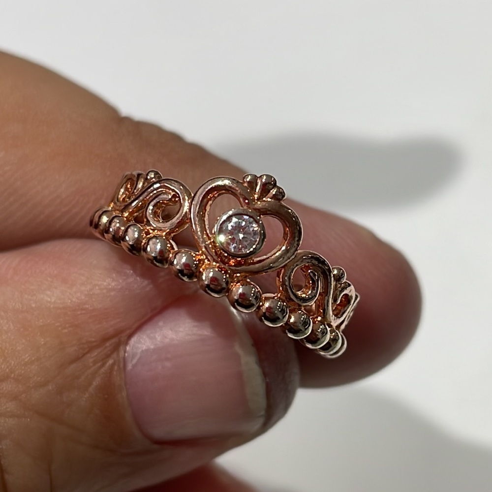 180880OCZ-52 size 6 rose color My Princess ring